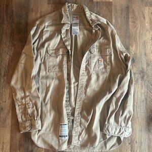 Carhartt Men's FR Tan button up